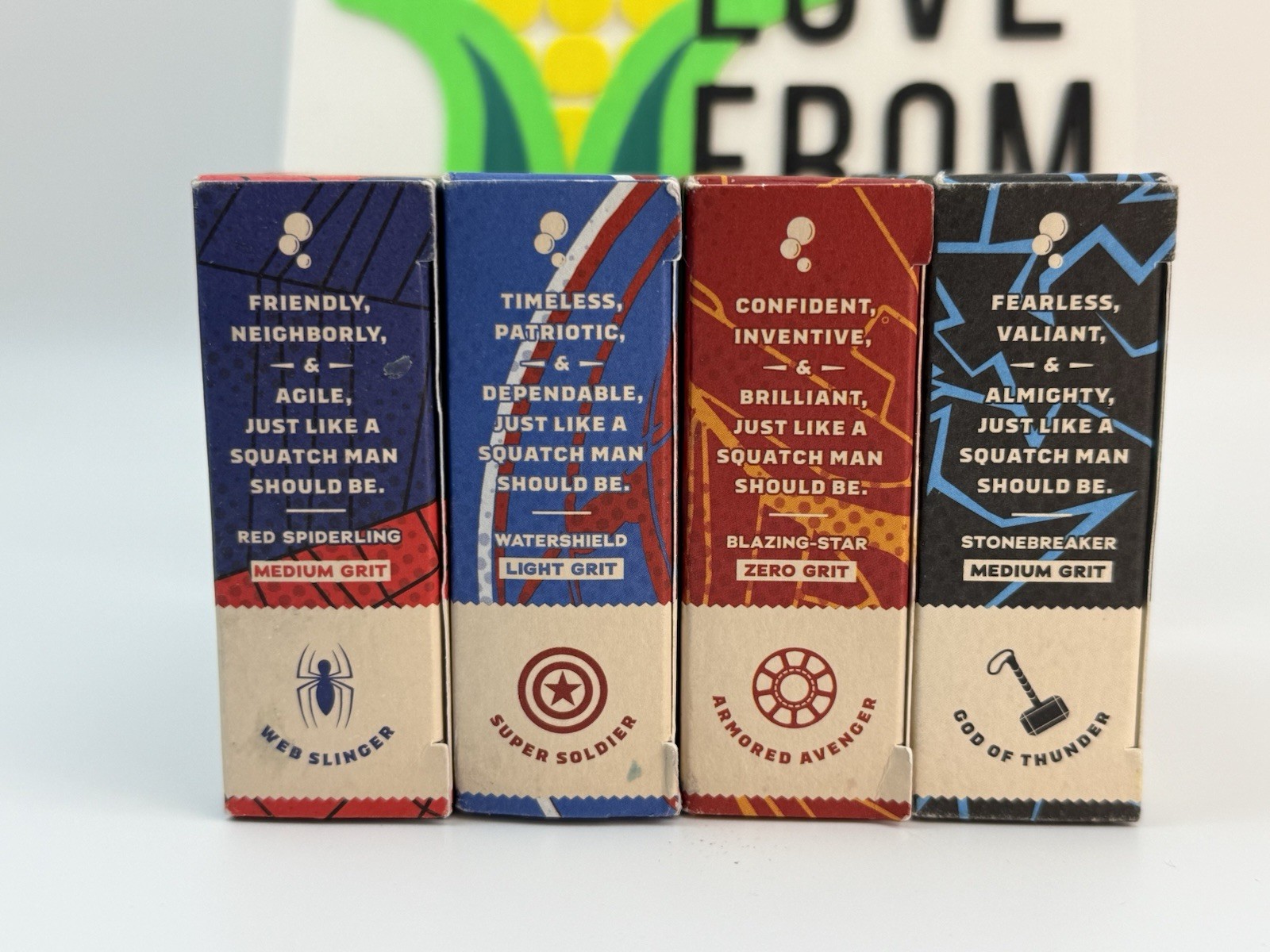New! Dr. Squatch Spider Man Marvel Avengers Collection Limited SOAP (4-pack)