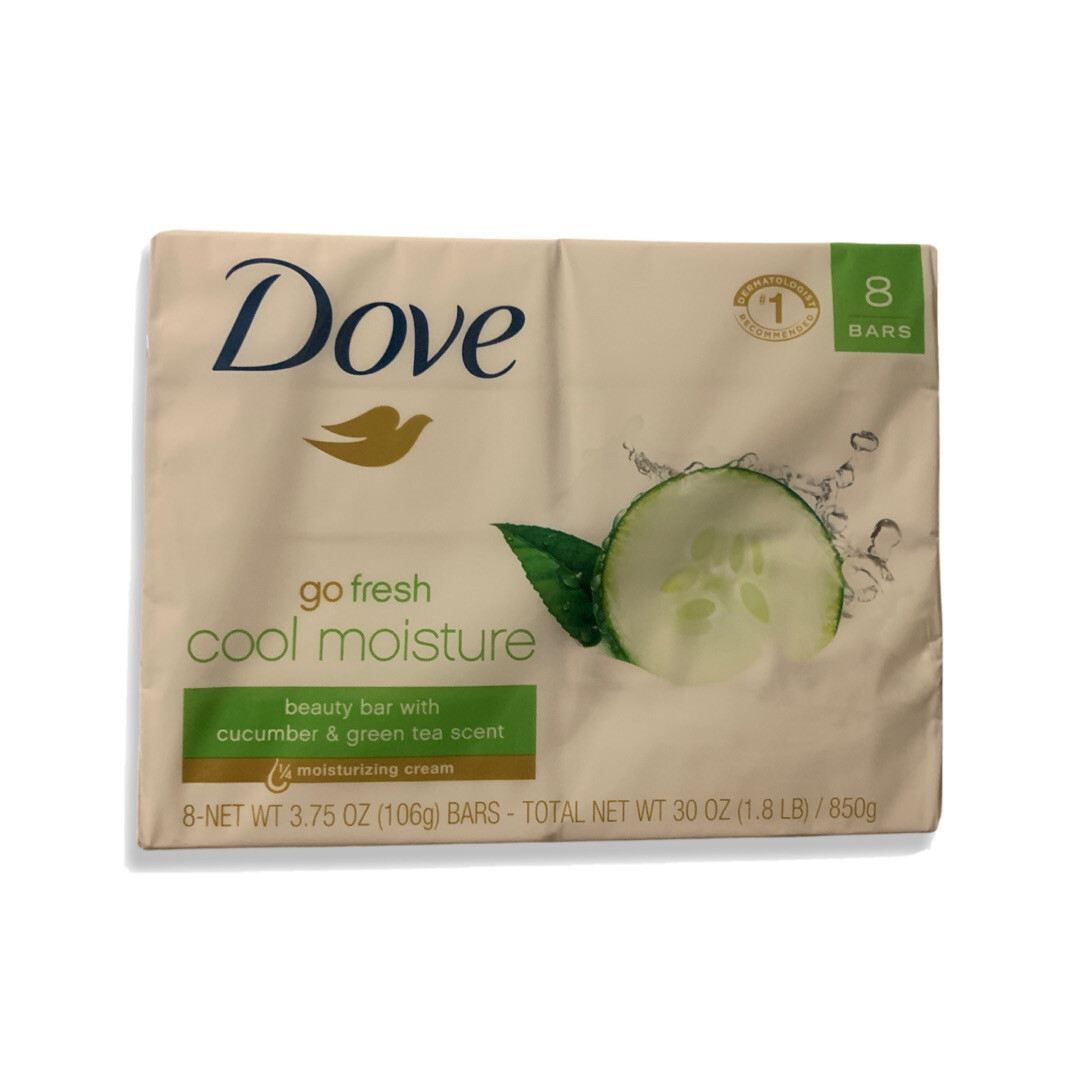 Dove Skin Care Beauty Bar For Softer Cucumber And Green Tea – 8 pack