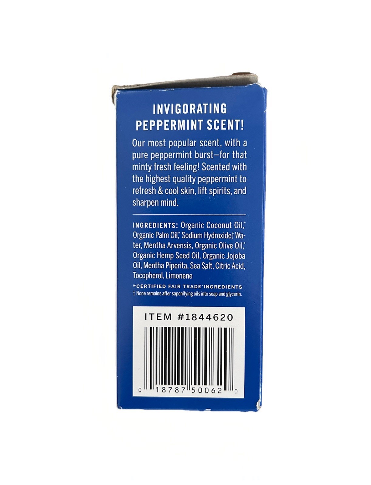 Dr Bronner’s Pure Castille Peppermint Bar Soap, 5 Ounce, Pack of 6
