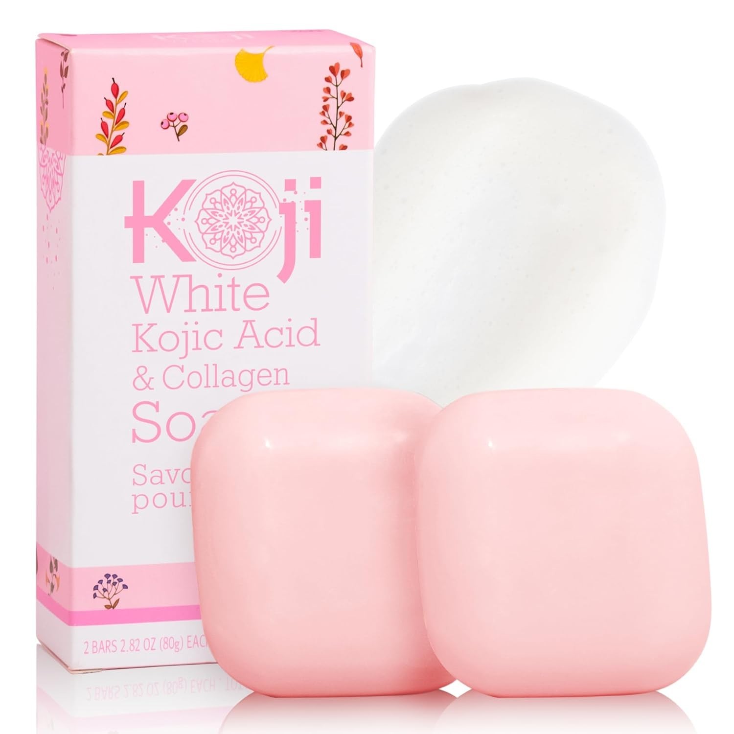 Jabon Blanqueador Koji White Acido Kojico y Acido Hialuronico Hidratacion Facial