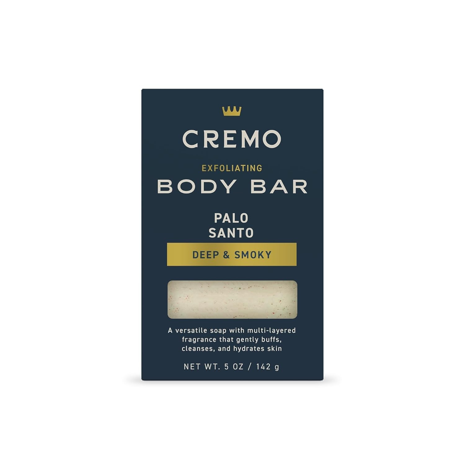 Exfoliating Body Bar for Men, Palo Santo Scent, Multi-Layered Fragrance Th
