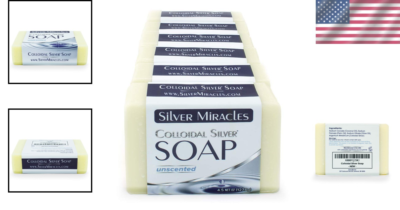 Colloidal Silver Bath Soap – Natural Ingredients