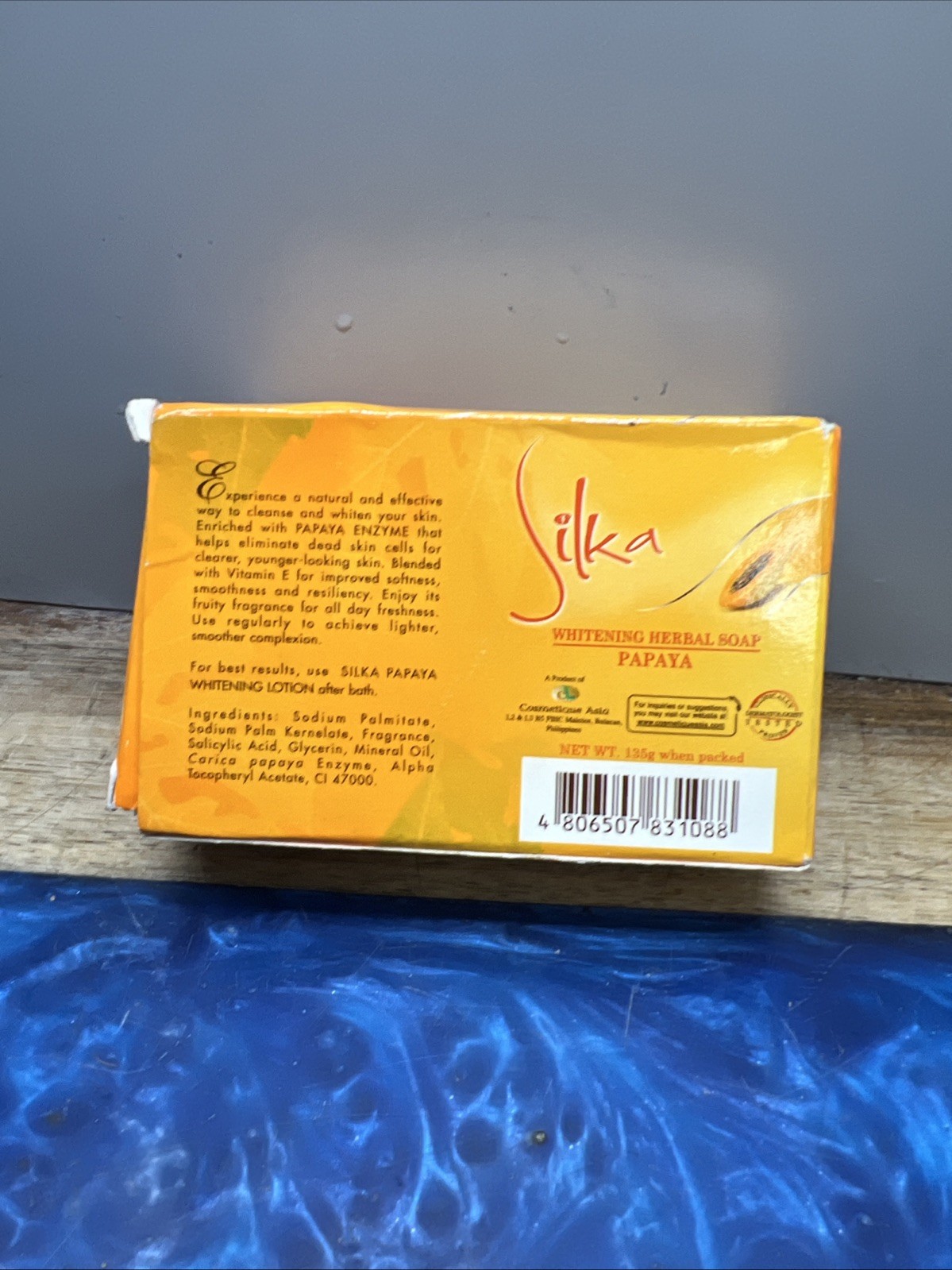 Silka Whitening Herbal Papaya Soap with VitaRich Actives 135g