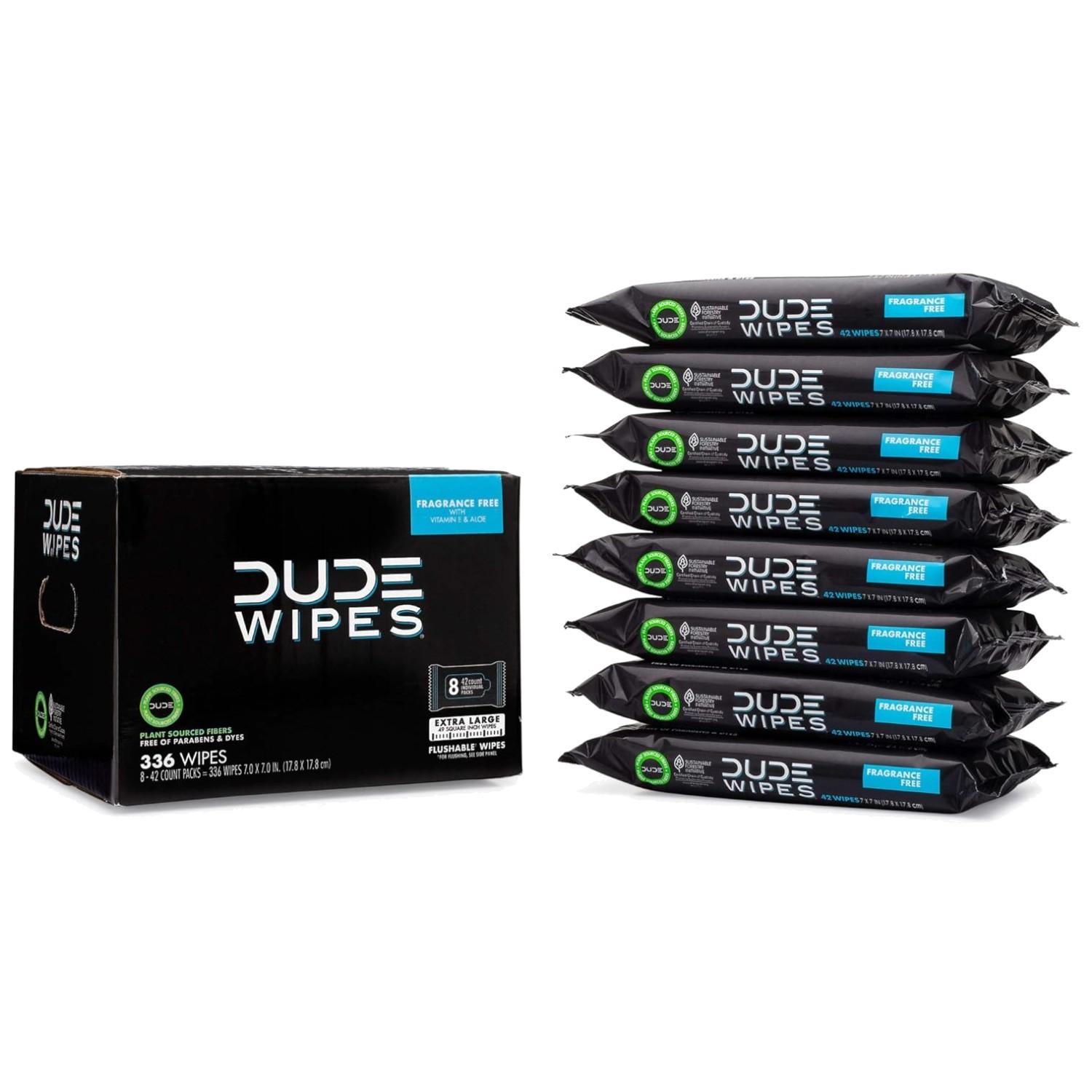 Extra-Large Adult Wipes – Unscented, Vitamin-E & Aloe