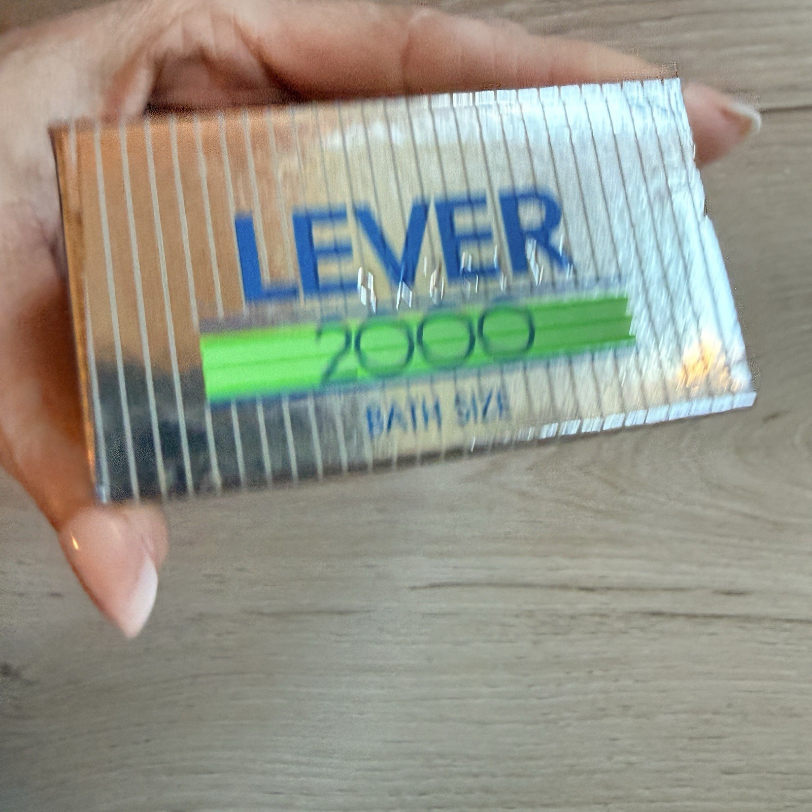 Lever 2000 5oz White Deodorant Bar Soap, Vintage 1992, Sealed in Silver Box