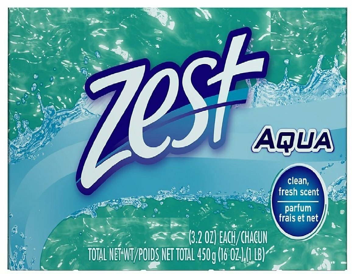 2-Pack Zest Aqua Soap 3.2 oz. Each NEW