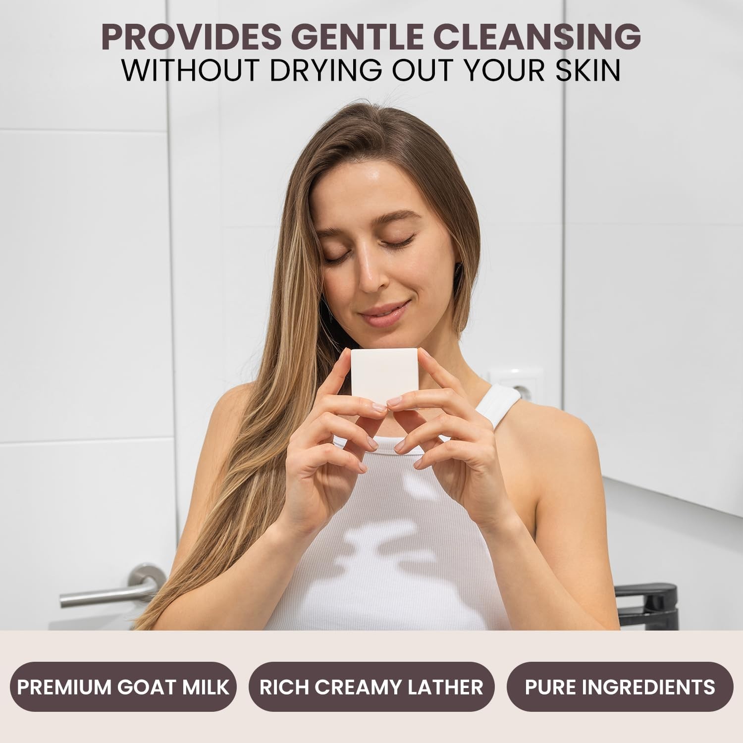 Goat Milk Soap – Natural Moisturizing Bar for Dry, Sensitive & Delicate Sk