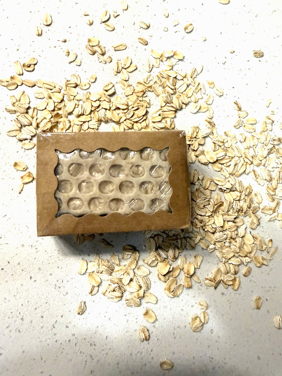 Goat Milk Soap Honey & Oat Bar 4.2 Oz Warm Vanilla Scent Moisturizing Handmade