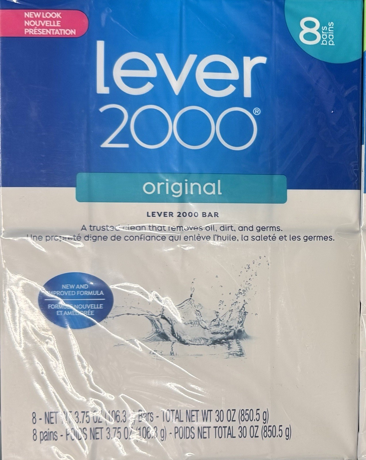 Lever 2000 Original Bar Soap Pack Of 8- 3.75 oz Bars
