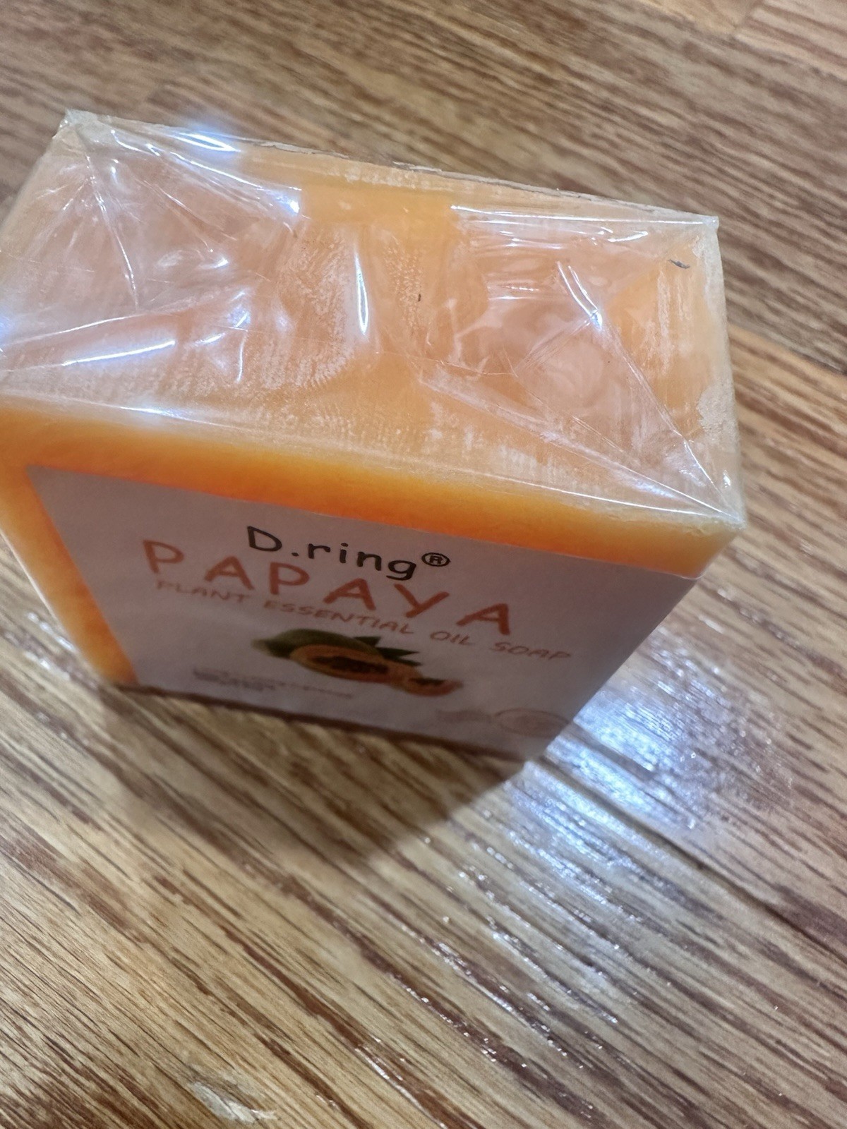 D.ring Papaya Plant Essential Oil Handmade Body Bar Soap 100g/3.5oz