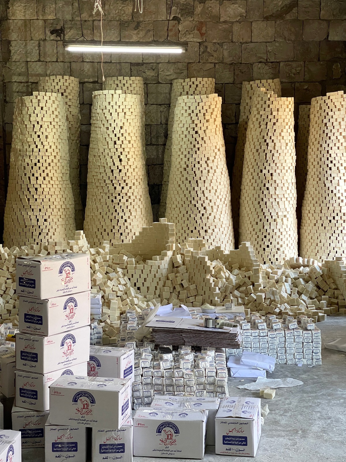 Al Jamal Soaps (12 Bars)~ Traditional Handmade Palestinian Nabulsi Soap Bars