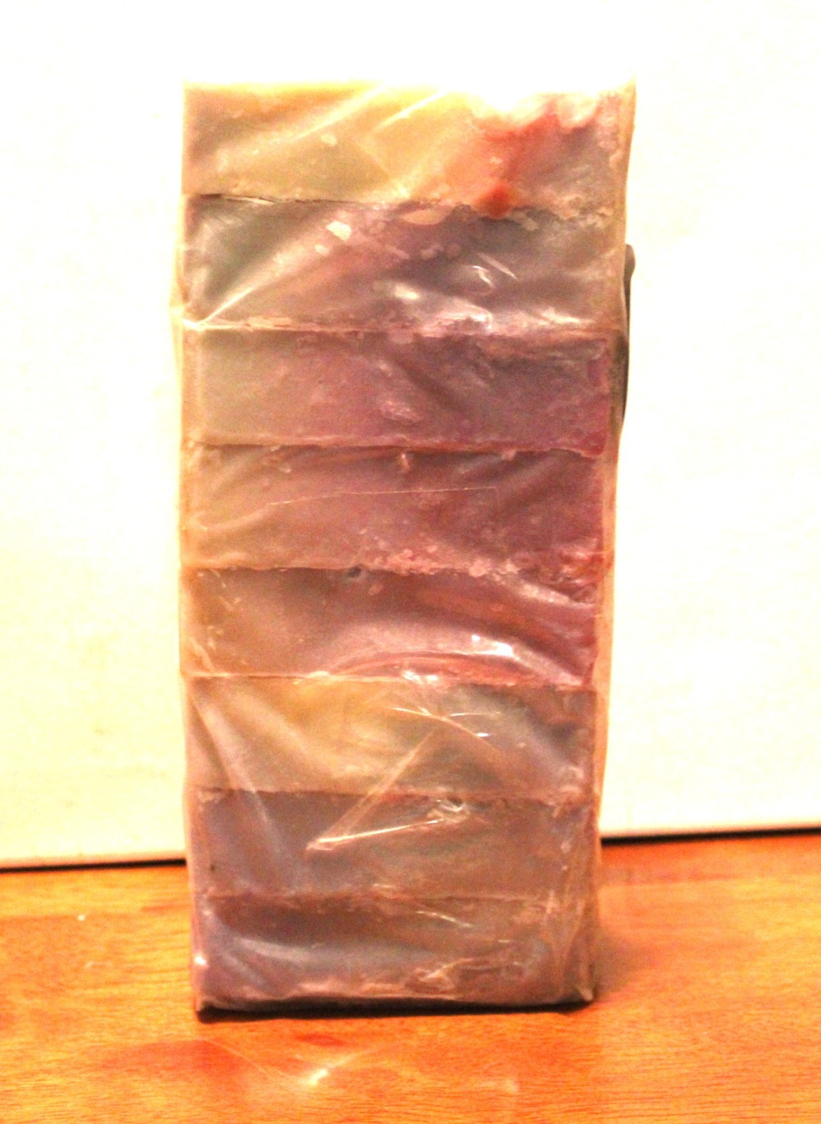 Wild Passion Cold Processed handmade soap loaf, 8 precut bars