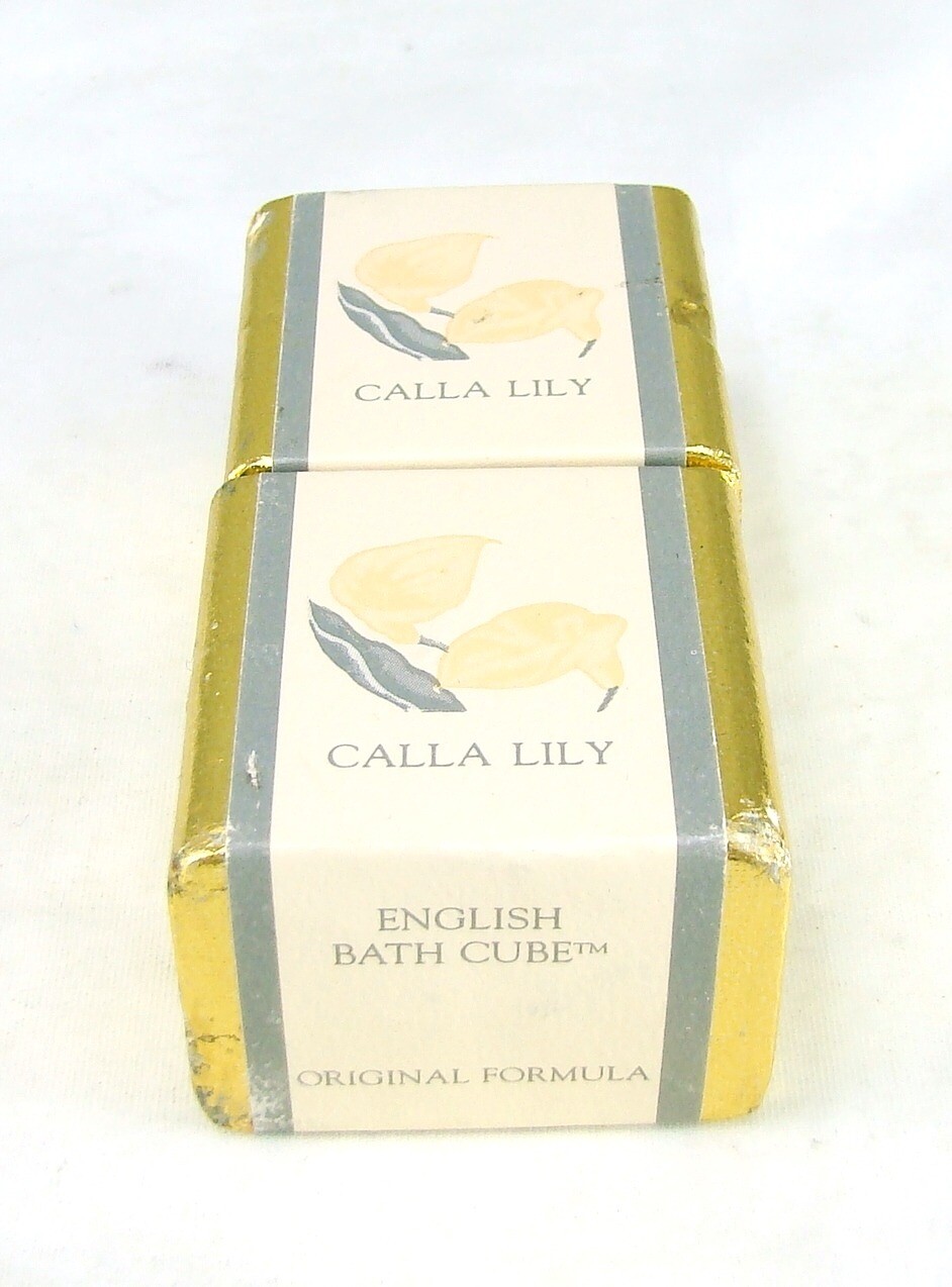Ben Rickert Total of 4 Bath Cubes Calla Lily 1.5 oz@ NEW Wrapped imperfect