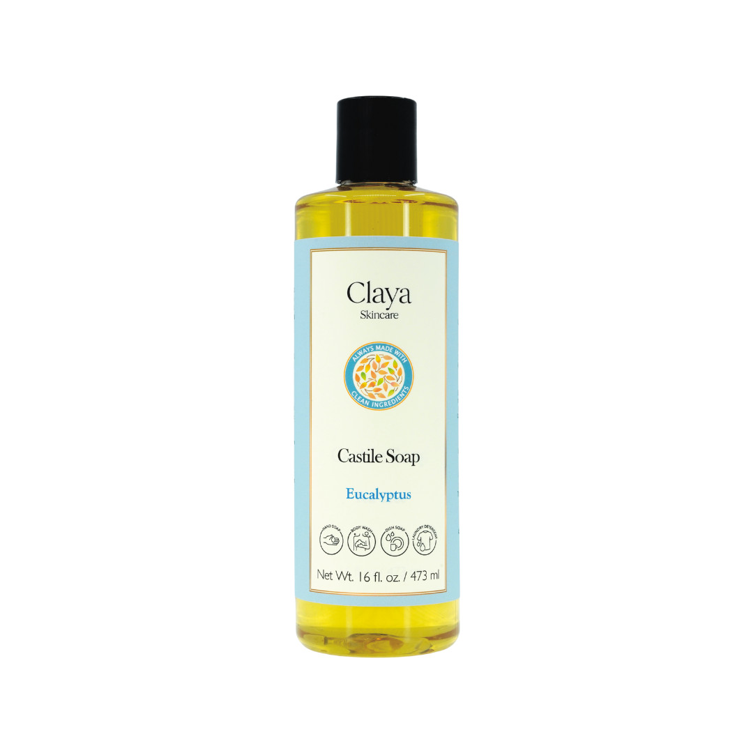Liquid Castile Soap (Disc Cap) – Organic Ingredients, Gentle For Sensitive Skin