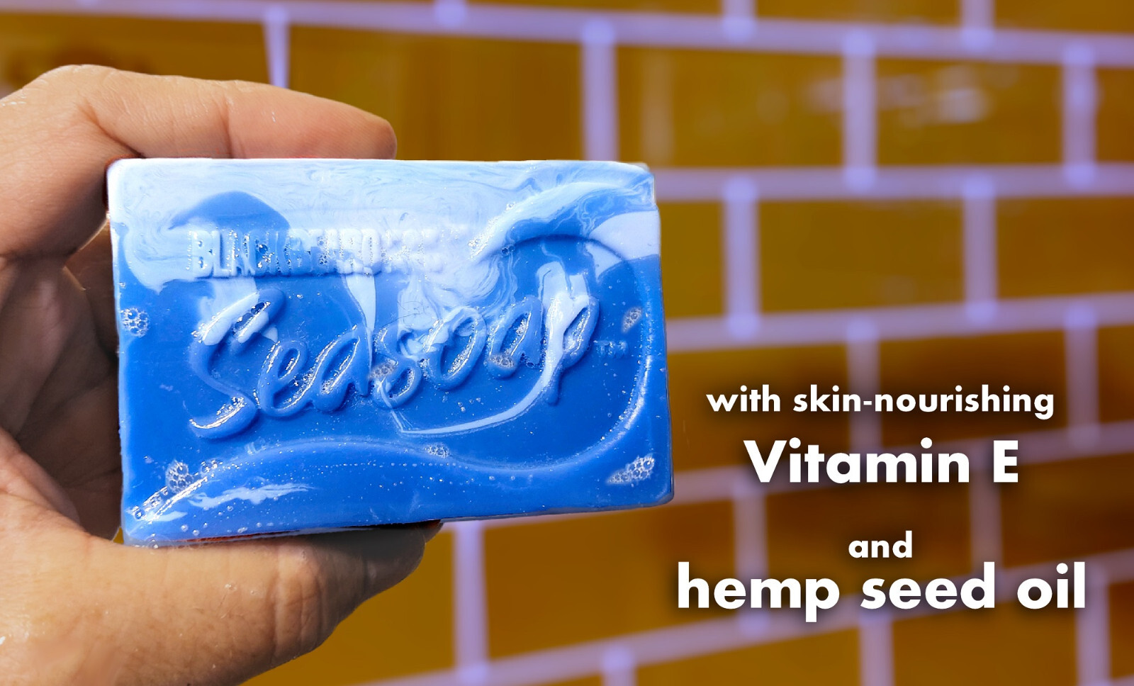 Blackbeard for Men Seasoap Anti-Aging Bar Soap w/Collagen, Vitamin E and Kelp