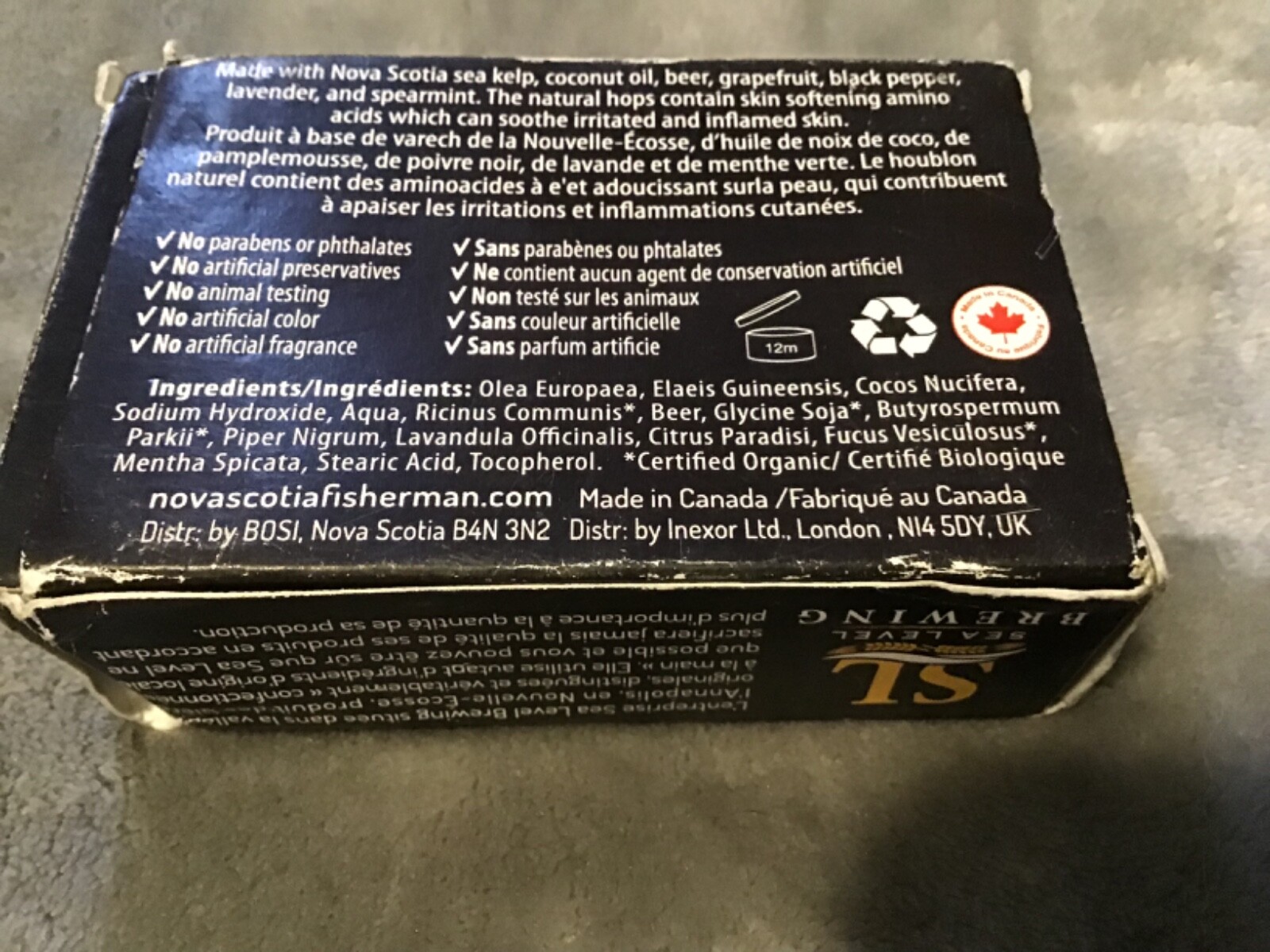 Nova scotia fisherman beer bar xtreme skin care 3.35 oz new