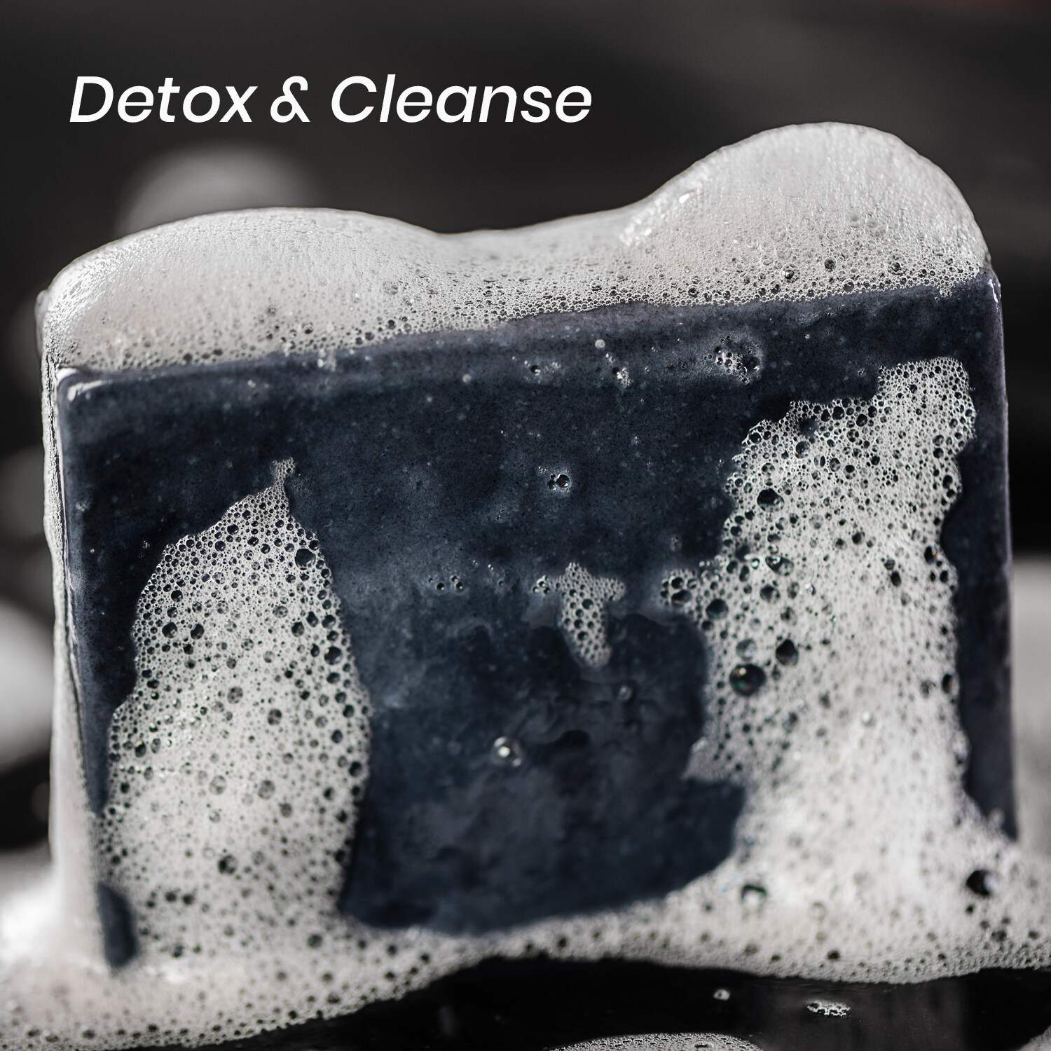 Lavender Charcoal Soap Bar – Natural Organic Handmade Exfoliating Soap