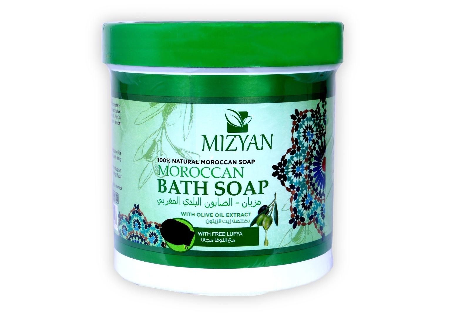 Mizyan Moroccan Bath Soap 1000ml – Pure Olive Oil Cleanser | Deep Moisturizing &