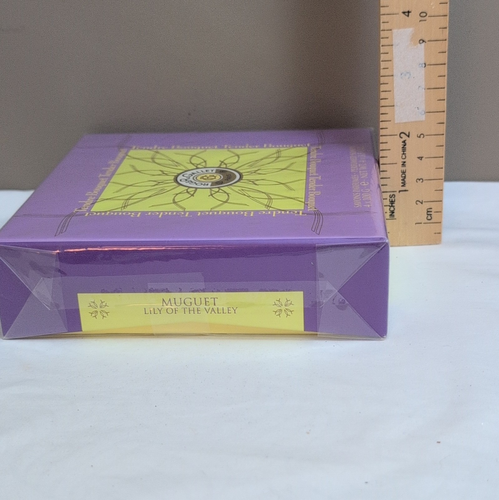 Vintage Roger & Gallet Tendre Bouquet Soap Set 4x100g Paris France Late 1980s