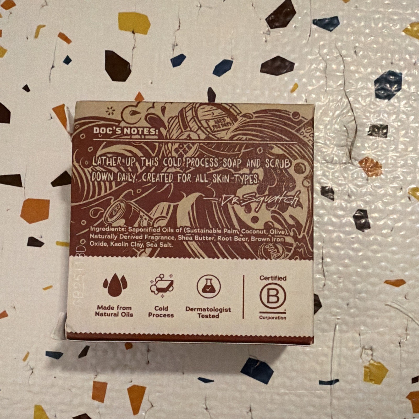 Dr. Squatch Root Beer Bricc Limited Edition Men’s Natural Body Bar Soap 5 oz