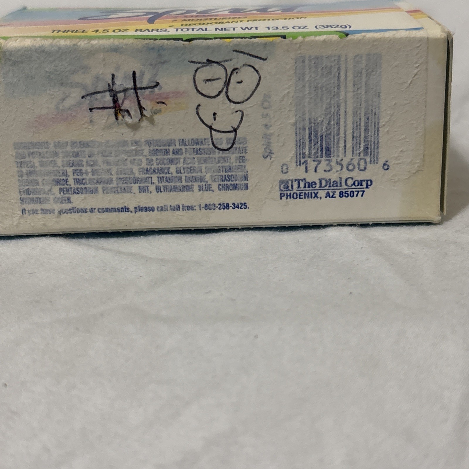Vintage Dial Spirit “3 Soaps In One” Full Size Bar Soap 4.5oz Movie Prop NOS