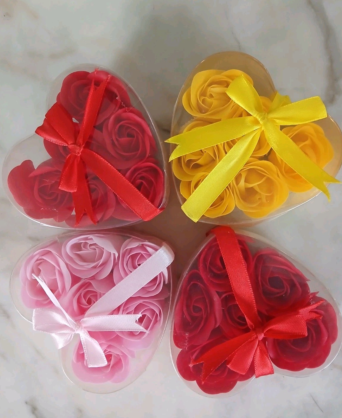 Rose Bud Flowers Made From Real Soap Listing Is For 4pks As Shown In Photo 1 New