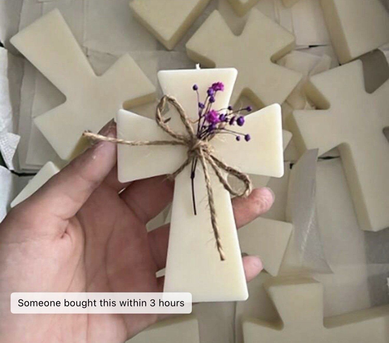 White Cross-Shaped Body Bar Soap for Body & Hands – Women Men Teens