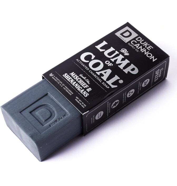 Duke Cannon Big Ass Lump of Coal Soap 10oz Each Activated Charcoal – Set of 3