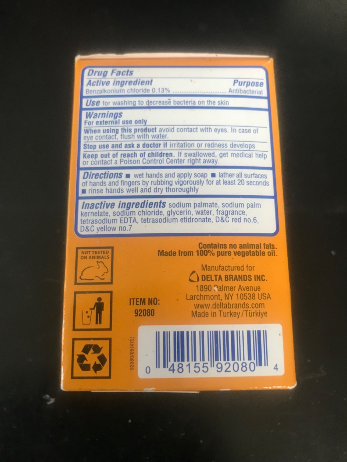 personal care antibacterial soap