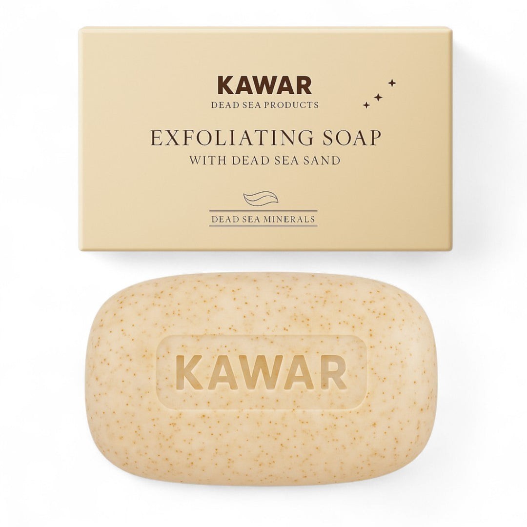 Kawar Dead Sea Exfoliating Soap Salicylic Acid Triple Action صابون البحر الميت🥇