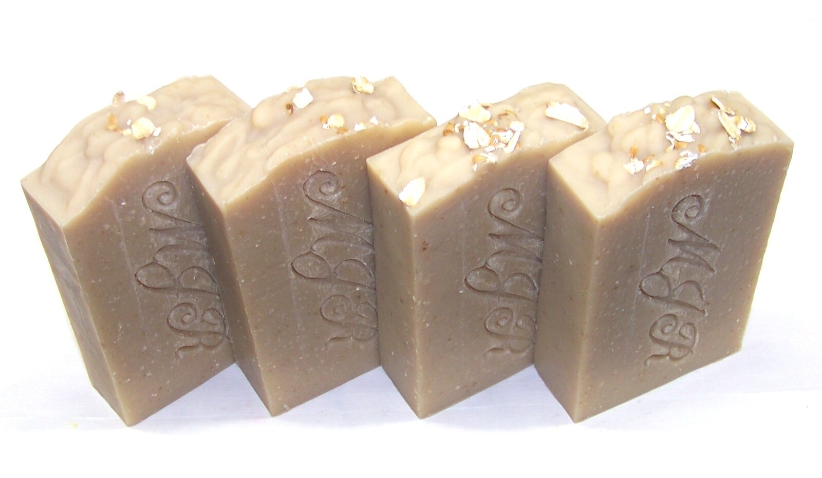 Sandalwood Rhassoul Clay Oat & Flax Goat Milk Soap-palm oil free by MJR Soaps