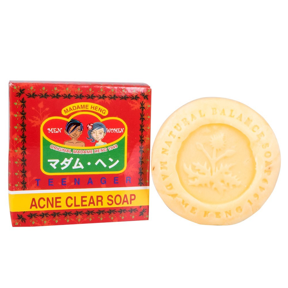 MADAME HENG NATURAL SOAP BAR BLEMISH TEEN ACNE CLEAR 150 g.