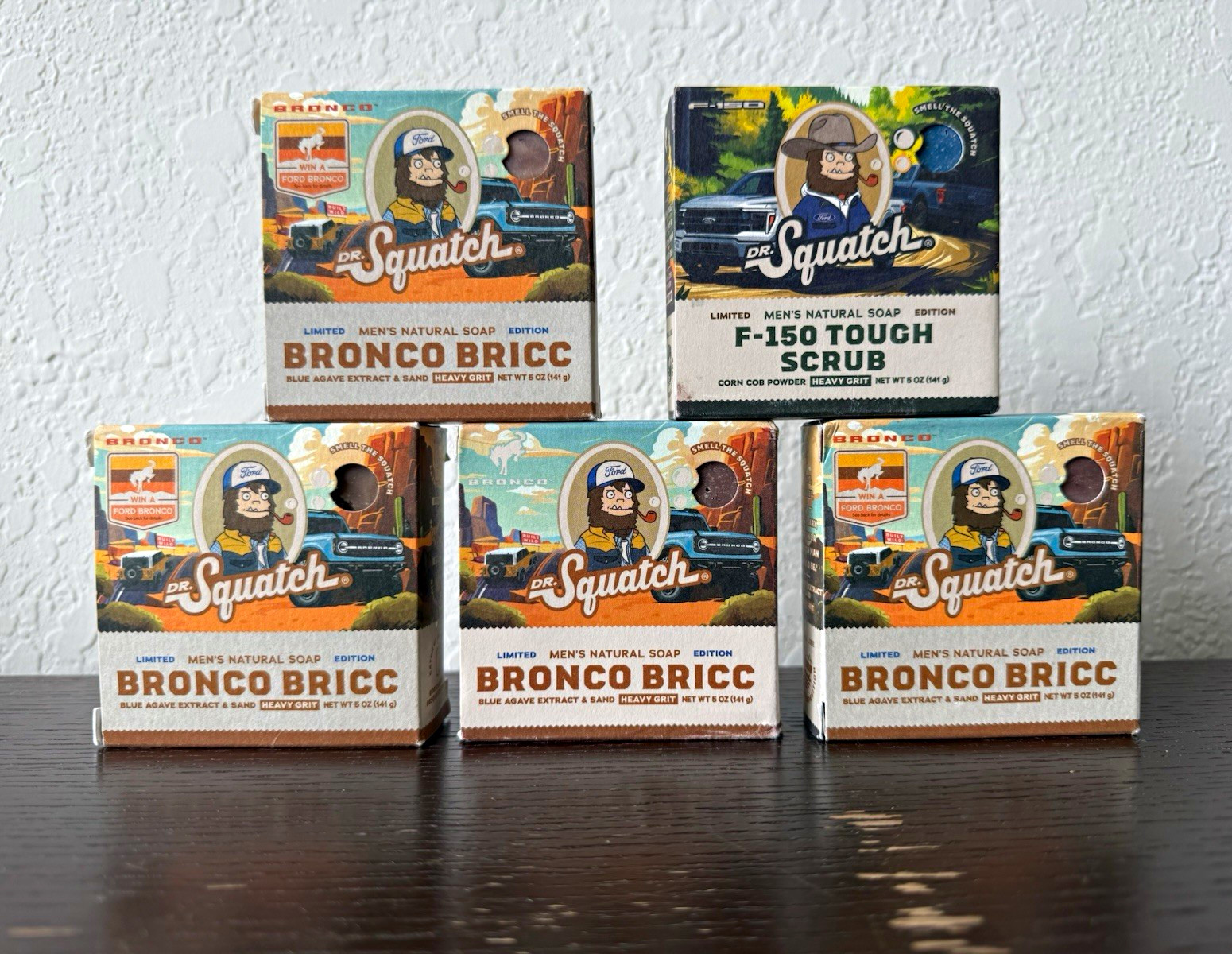 Dr. Squatch Ford Bronco and F-150 Tough Scrub Limited Edition Bar Soap