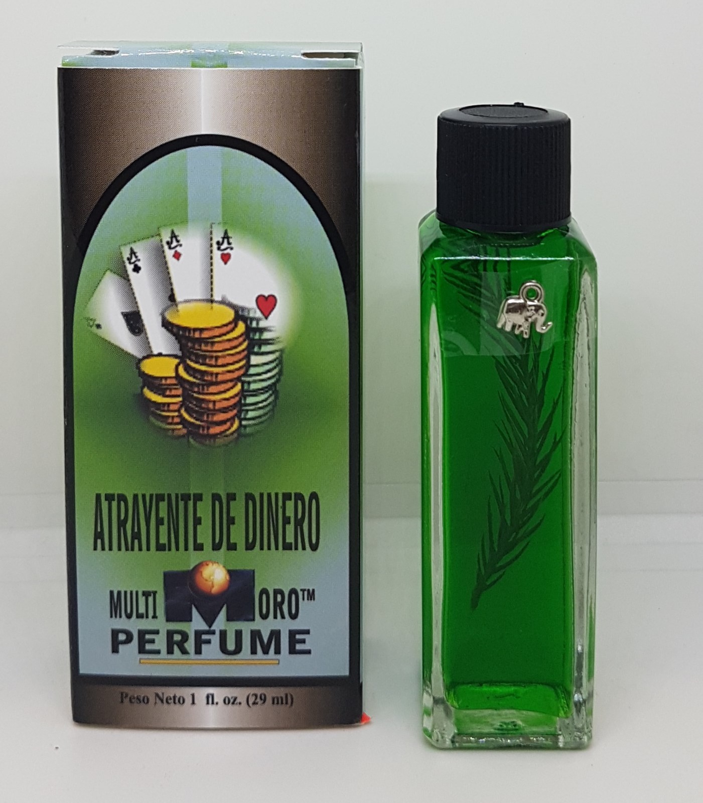 PERFUME ESPECIAL ATRAE DINERO/ MONEY DRAWING ORACION Y AMULETO GRATIS INCLUIDO !