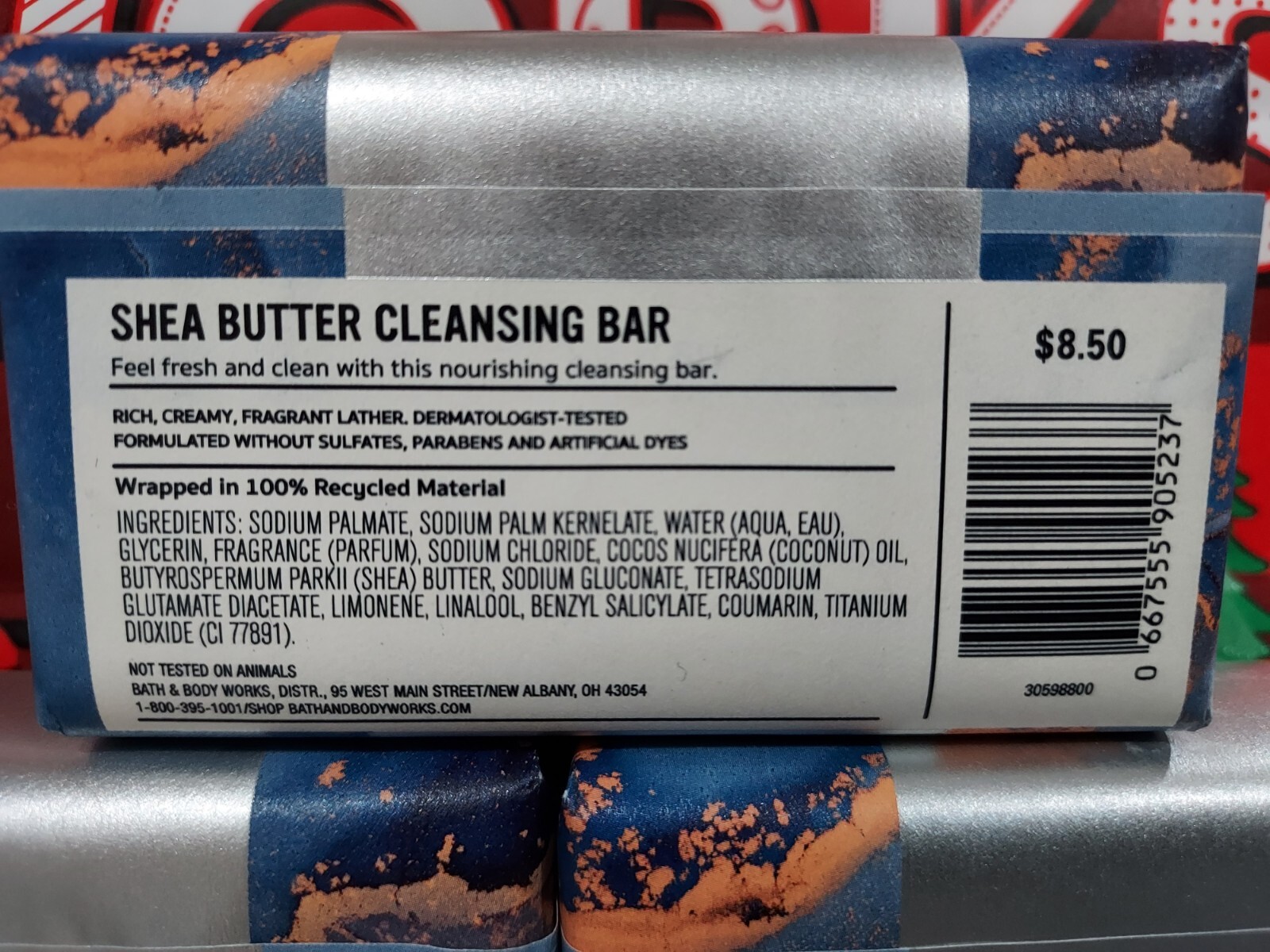 Bath & Body Works Men’s Collection Clean Slate 5oz Cleansing Bar Set of 3