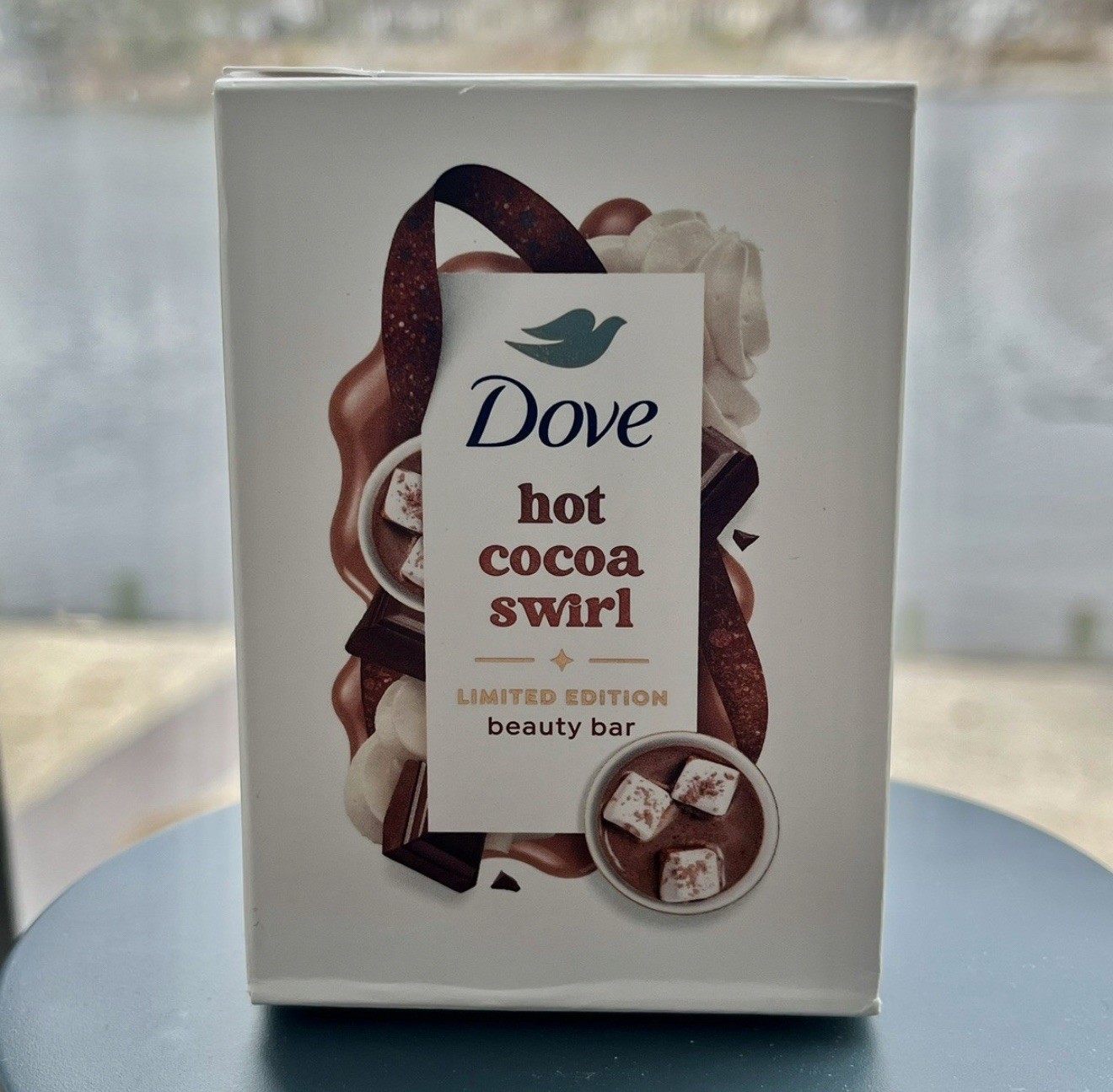 Dove Holiday Treat Limited Edition Hot Cocoa Swirl – SINGLE SOAP BAR 3.75 oz