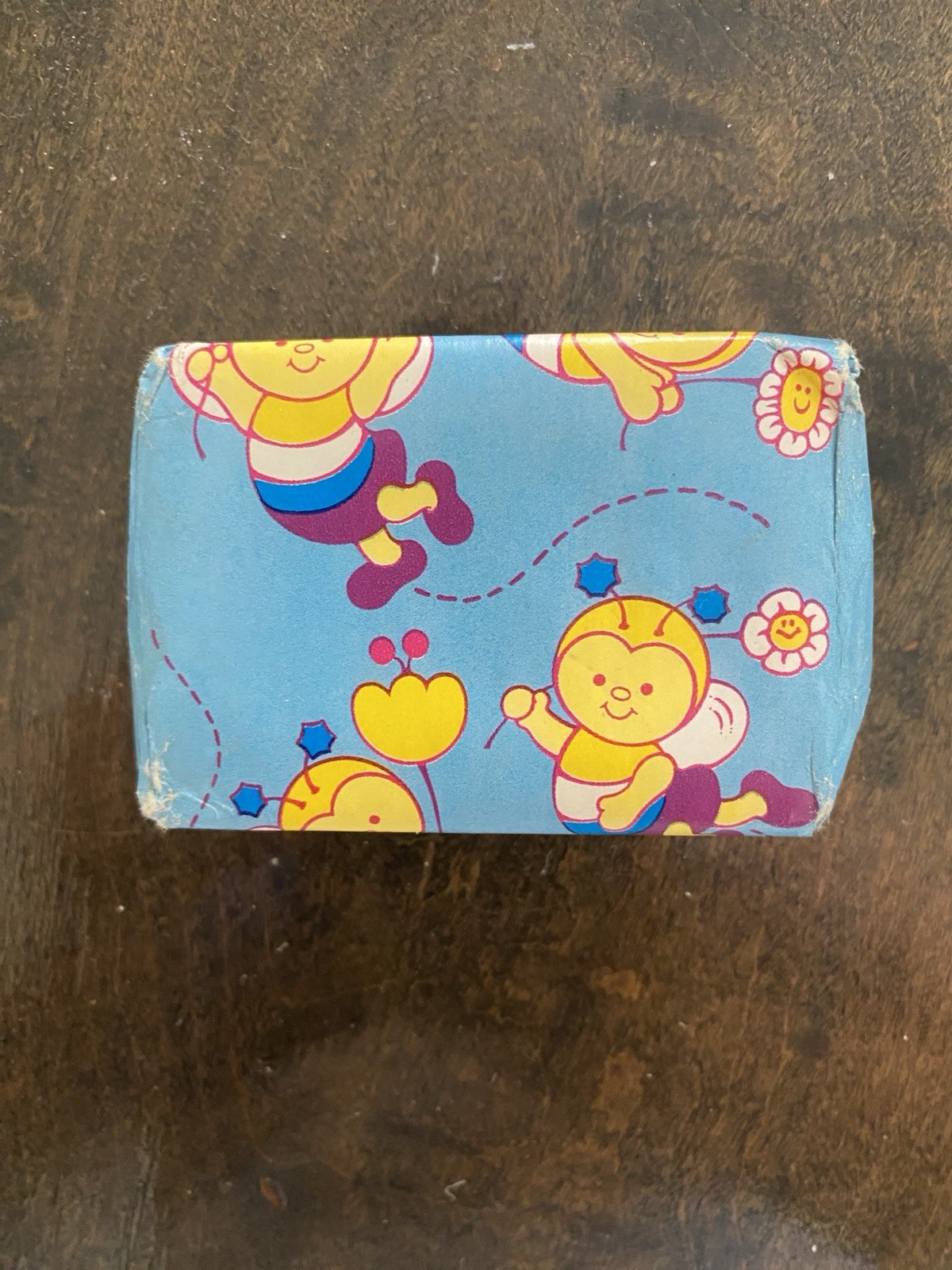 Avon Bumble Babee Body Bar Soap 3 oz Blue Rectangular Cartoon Pattern