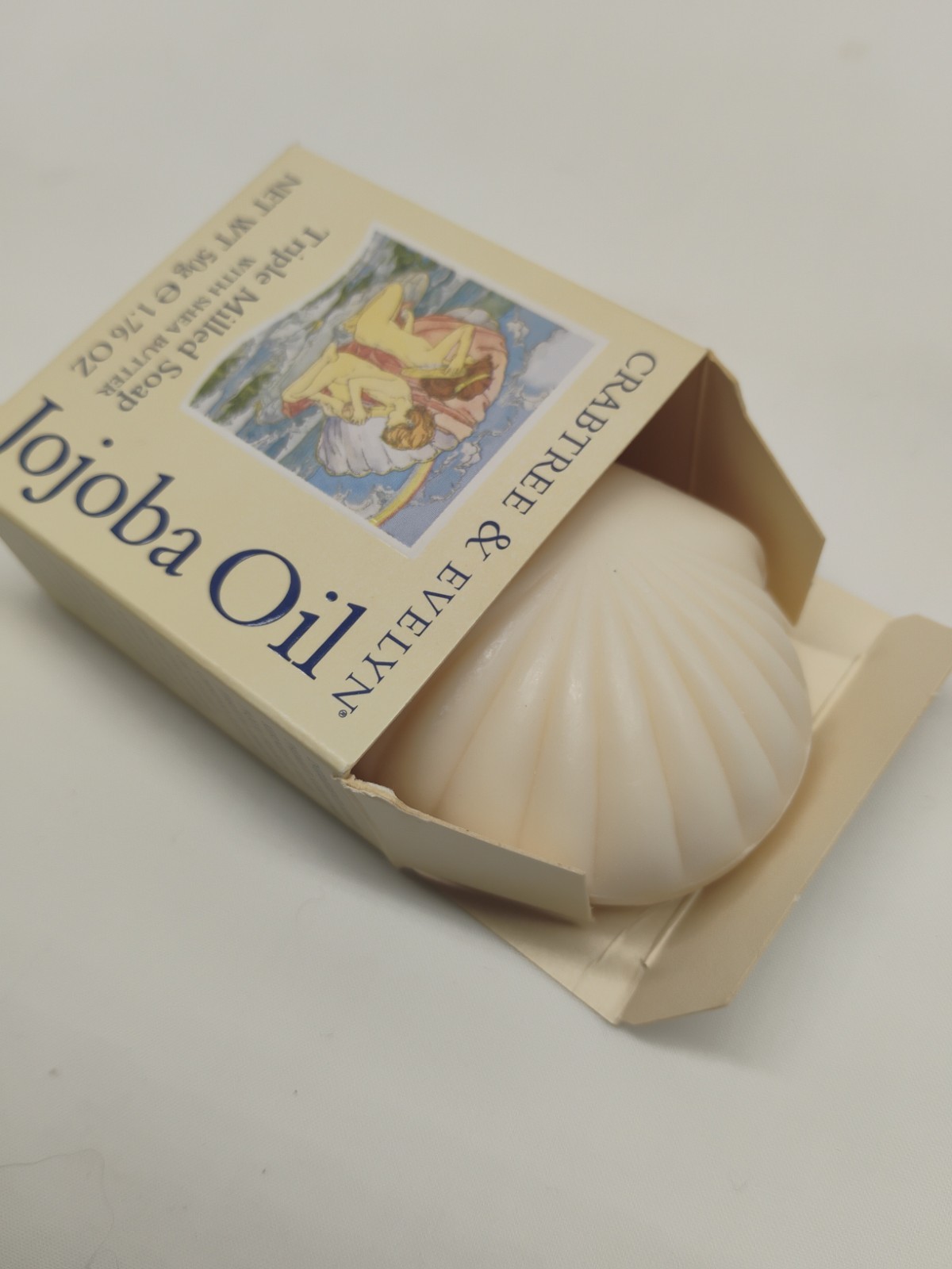 Crabtree & Evelyn Vintage Sea Shell Bar Soap With Jojoba Oil 50g 1.76oz