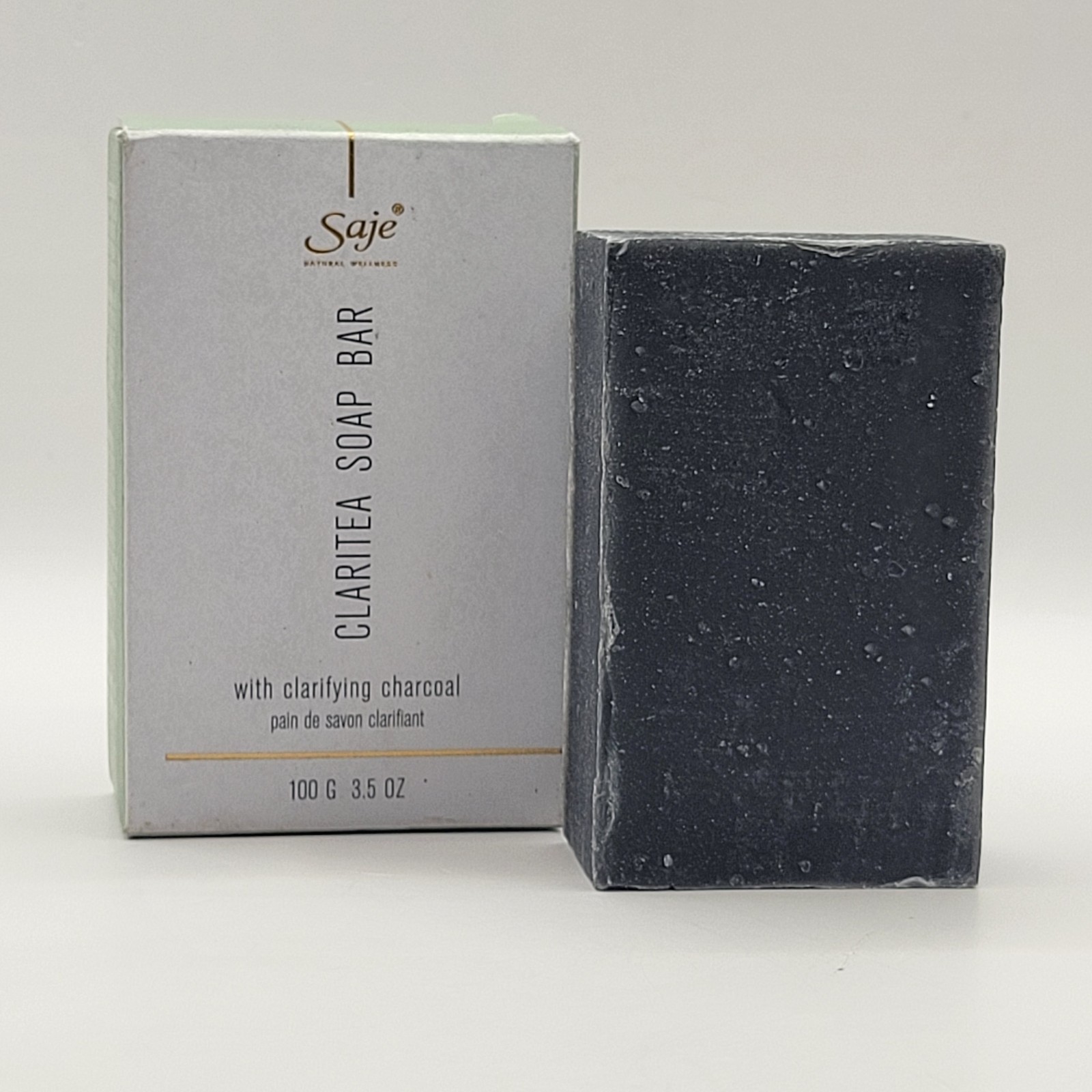 Saje CLARIETA All Natural Cleansing Soap Bar for Oily Acne Prone Skin 3.5 oz