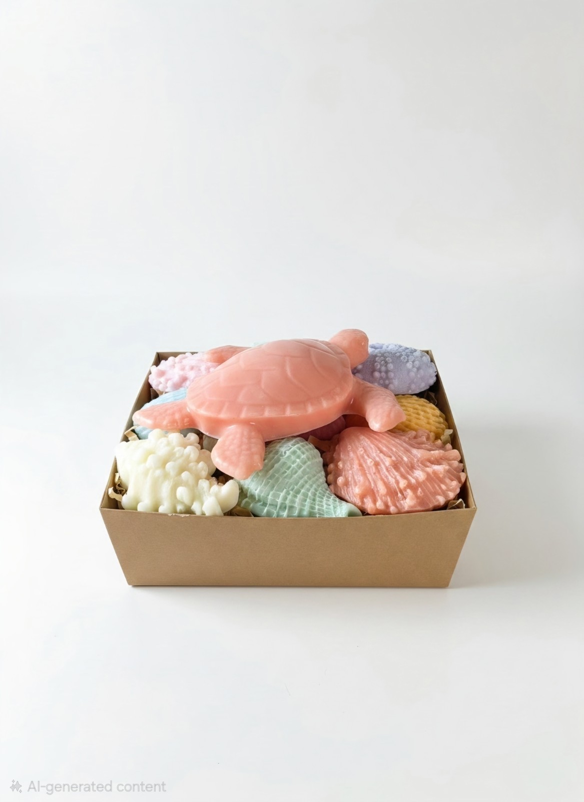 Handmade -Finishing Touch by Claudia Goat Milk Turtle Soap Set, Multipack Gift
