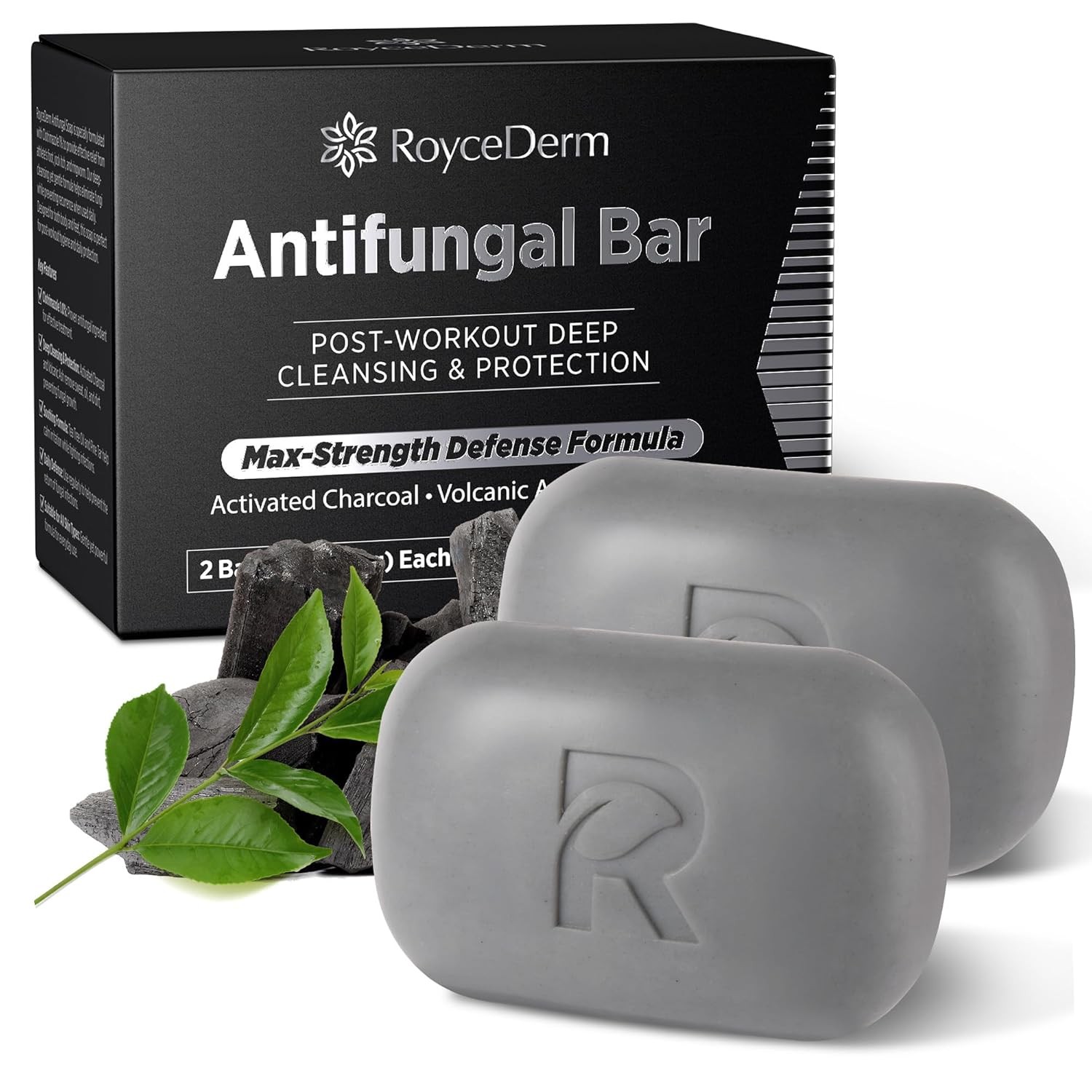 Roycederm Antifungal Soap for Active Skin – Medicated Bar for Athlete’s Foot, Jo