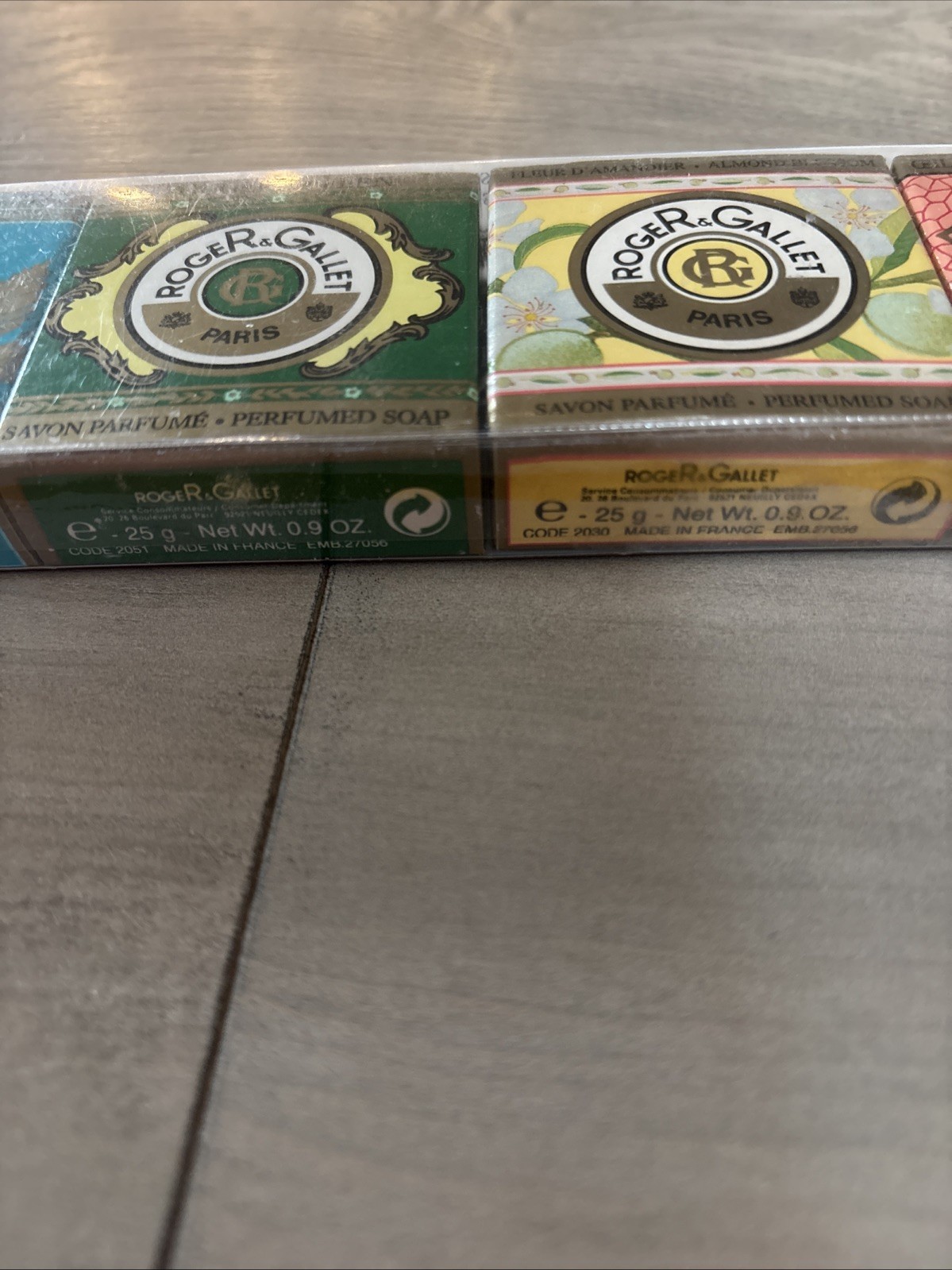 Vintage Roger & Gallet Paris France Set Of 6 Guest Soaps .9 Oz Each