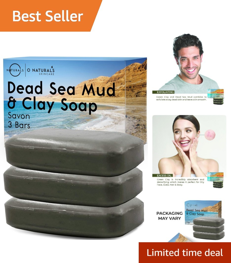 3-Pack Organic Soap Bar 4oz each Set – 100% Cold Process Body Wash Scented …