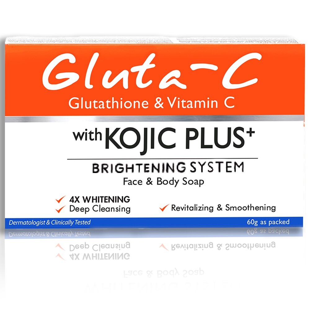 Gluta C Face and Body Kojic Acid Soap with Glutathione and Vitamin C