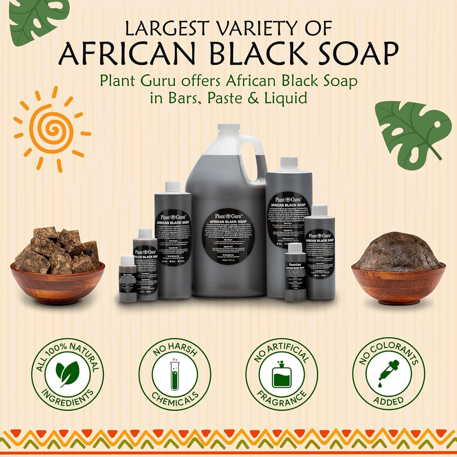 Traditional African Black Soap Cleansing Paste/`