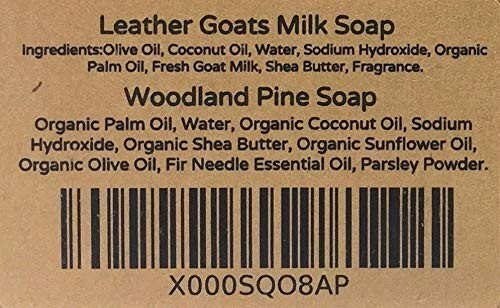 YANKEETRADERS Rugged Man Assortment – Natural, Vegan, Soap / 2, 4 oz bars