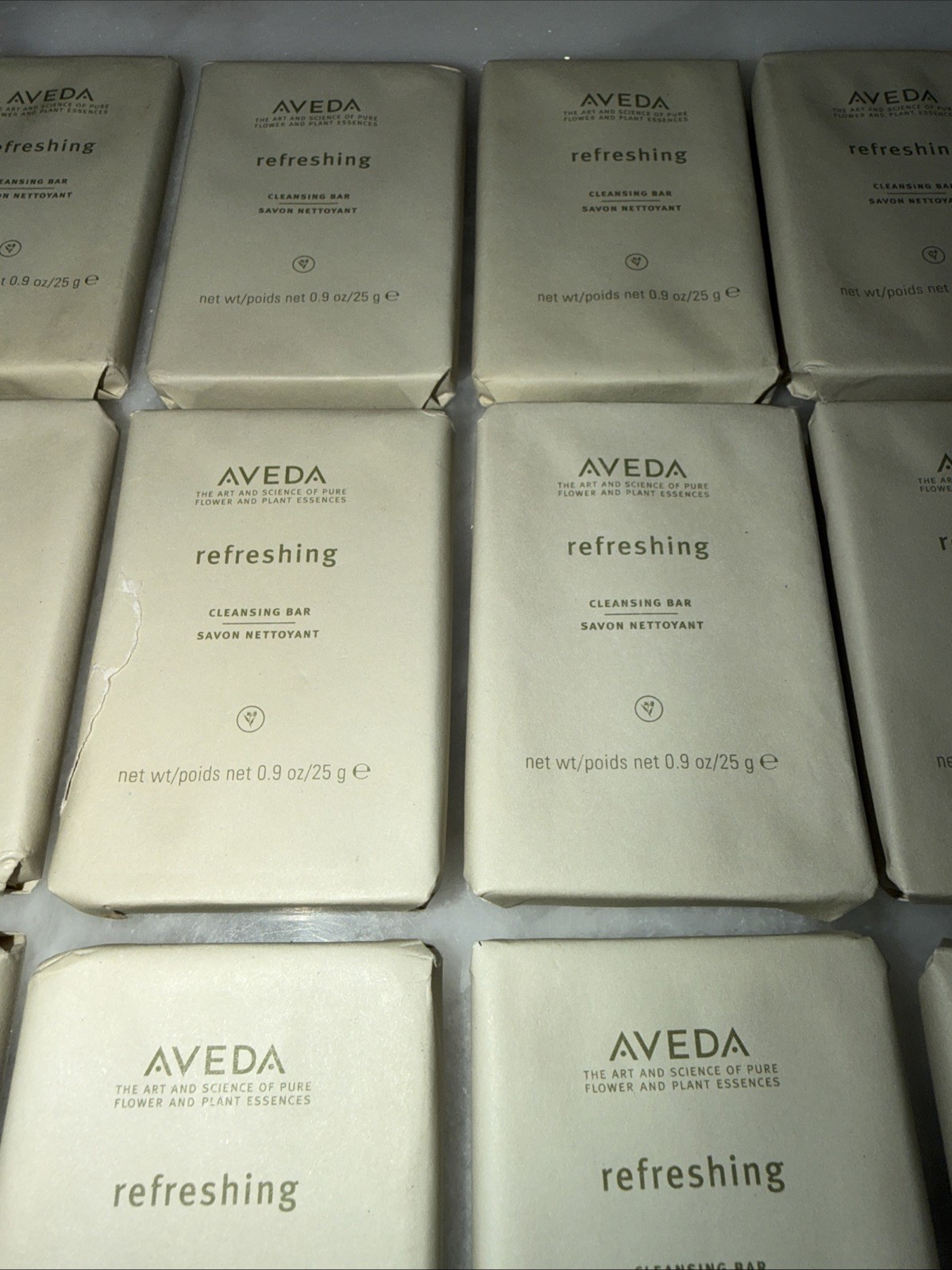 12 AVEDA REFRESHING CLEANSING BARS 0.9 oz/25g EACH NOS FREE SHIPPING .