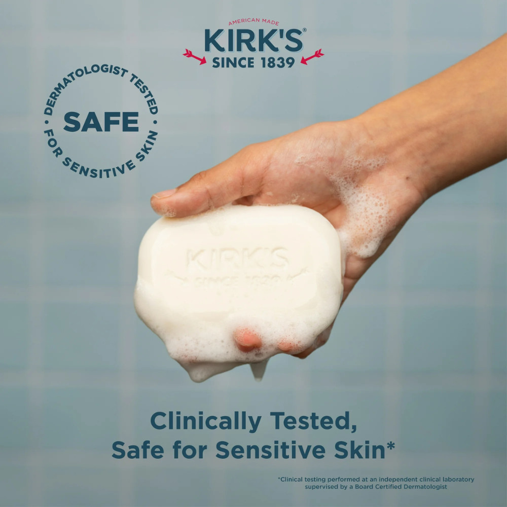 (16 Pack) Kirk’s Original Fresh Scent Gentle Castile Soap Simple, Gentle, Clean