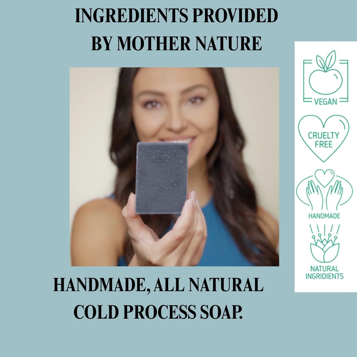 Nourishing Charcoal & Dead Sea Mud Soap – Perfect for Acne-Prone Skin