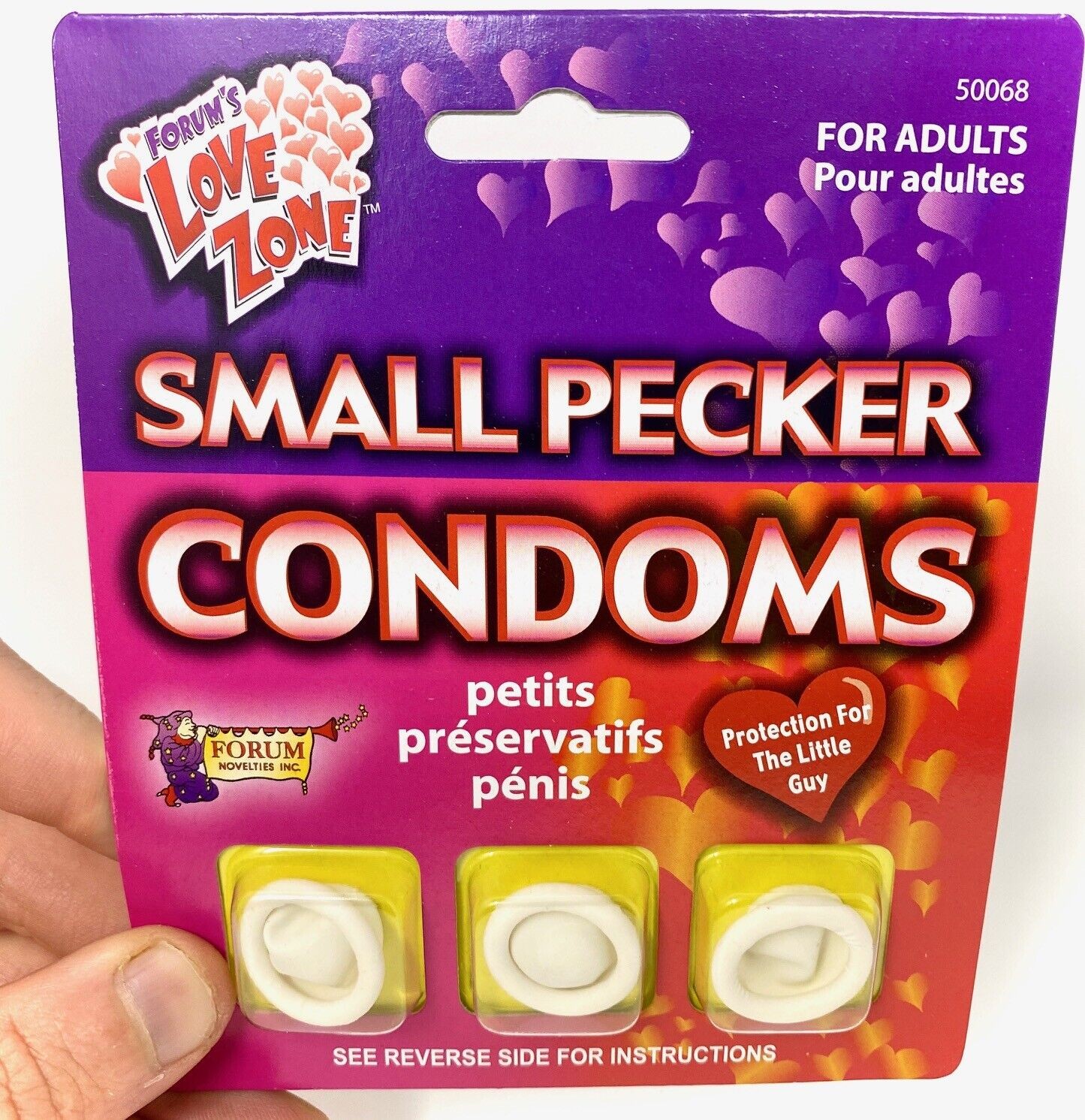 Small Pecker Condoms & Mini Willy Weener Cleaner Soap – Adult Gag Joke Gift Set